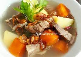 Karena lapisan daging dengan lemak pada buntut memberi tekstur kenyal gurih yang enak. Resep Sop Bening Daging Sapi Oleh Dini Ainun Fatma Cookpad