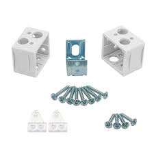 If you want an inside mount, simply use the holes on the top. Perfect Home Essentials 1 Inch Lf Pvc Blind Mounting Hold Down Brackets The Home Depot Canada