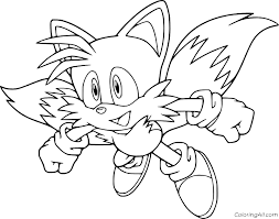 Free sonic coloring pages knuckles download clip art on clipart library tails and to print for. Sonic The Hedgehog Coloring Pages Coloringall