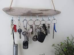 Amazing Key Holder For Wall Driftwood Key Rack Key Hanger Etsy Wall Key Holder Key Hanger Candle Holder Decor