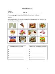 Makanan berkhasiat untuk diamalkan berdasarkan kajian sains. Lembarankerja3 111227073201 Phpapp02