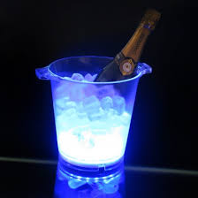 Unique gifts made in the uk by a small family run business. Light Up Led Ice Bucket Blue