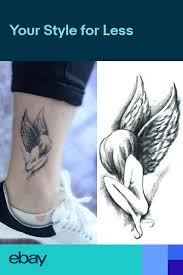 Birds Of A Feather Odyssey Quest 1 Sheet Elegant Angel Design Tattoo Sticker Temporary Diy Arm Body Art Decal Fairy Tattoo Designs Tattoo Stickers Body Art