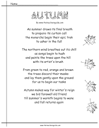 Fall Lesson Plans Printouts Themes Crafts And Clipart Kids Poems Essay Writing University Autumn Poems