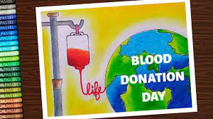 Download this premium vector about world blood donor day, and discover more than 13 million professional graphic resources on freepik. How To Draw World Blood Donation Blood Donor Day Poster For Beginners Step By Step Youtube