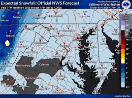 Arctic Front Could Bring Snow Showers and Strong Winds to Maryland and Northern Virginia