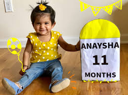 Happy 11 Months Monthly Baby Photos Baby Girl Newborn Photos Baby Photoshoot Girl