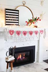 I can't believe valentine's day is right around the corner! Diy Valentine S Day Book Page Banner For Your Mantel Modern Glam