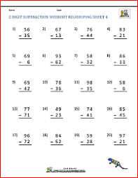 Other resources to use with this double digit subtraction regrouping worksheet pack. 2 Digit Subtraction Without Regrouping Worksheets