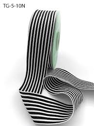 Black And White Striped Ribbon Bulk Tg 5 10n Color Stripes Grosgrain Striped Ribbon