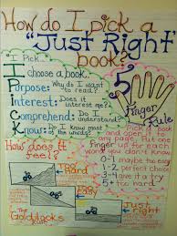 Just Right Book Anchor Chart 4th Grade Bedowntowndaytona Com