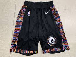 Kyrie irving brooklyn nets city edition nba swingman jersey. Men S Brooklyn Nets Black City Edition Basketball Team Shorts