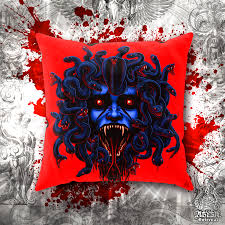 Satin pillowcase for hair and skin with hidden zipper. Best Selling Pastel Goth Medusa Skull Pillow Gothic Home Decor Throw Pillow Case 18x18 Case Only Accuweather Shop