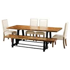 We did not find results for: 84 Industrial Wooden Rectangle 6 Pc Dining Table Set 4 Upholstered Chairs Bench
