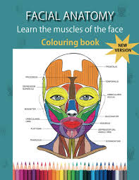 FACIAL ANATOMY: Colouring book by Eva M.F.