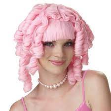 Pink Wig Ala Lalaloopsy Pink Curls Fancy Dress Wigs Pink Hair