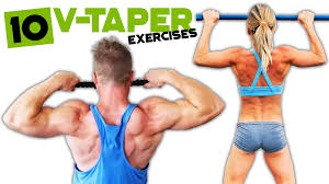 Exercises and workouts organized according to muscle groups (split) 50/50 ratio between compound and isolation lifts. How To Get A V Taper Body Live Lean Tv