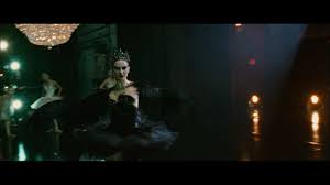 Maybe the blurred lights mean that she fell unconscious. Black Swan Takes Wings Fxguide
