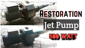 Pastikan pilih mesin pompa yang minim suara Water Jet Pump 500 Watt Restoration Youtube