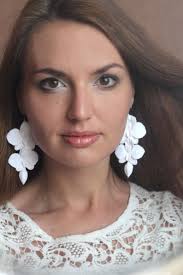 Preserved Orchid Earring