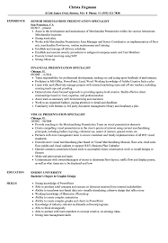 Short enough to get your message across ask an engaging question. Presentation Specialist Resume Samples Velvet Jobs