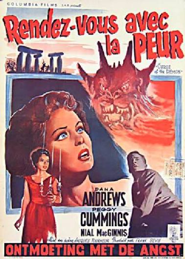 Curse of the Demon Original 1957 Belgian Movie Poster - Posteritati Movie  Poster Gallery