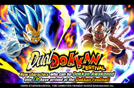 Dragon ball z dokkan battle wiki is a comprehensive database about dragon ball z: Dragon Ball Z Dokkan Battle News Dual Dokkan Festival Is Now On New Ssr Goku Ultra Instinct And Ssr Super Saiyan God Ss Evolved Vegeta Who Can Both Be Dokkan Awakened Into