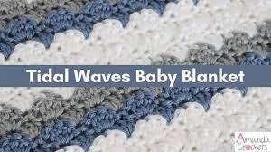 Tidal Waves Baby Blanket Easy Crochet Blanket Tutorial Youtube In 2021 Crochet Blanket Tutorial Crochet Baby Patterns Easy Crochet Blanket