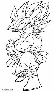 The peculiarity of dragon ball z: Printable Goku Coloring Pages For Kids
