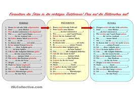 perfekt prateritum und futur i german grammar german language german resources