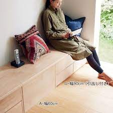 収納ベンチボックス 収納ベンチ 低いロフトベッド クローゼットのデザイン