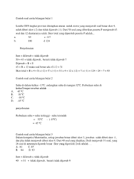 Soal cerita bilangan bulat kls 6. Contoh Soal Cerita Bilangan Bulat 1 Pdf