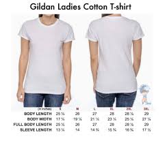 Gildan Unisex Shirt Size Chart Rldm
