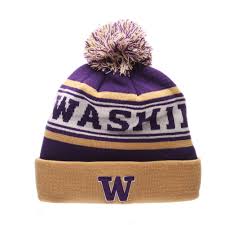 Husky mittens and hat by jorid linvik. Washington Huskies Zephyr Finish Line Pom Knit Beanie