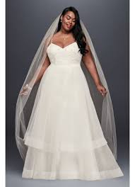 3d Floral Bodice Tulle Plus Size Wedding Dress David S Bridal Ball Gowns Wedding Ball Gown Wedding Dress Davids Bridal Wedding Dresses