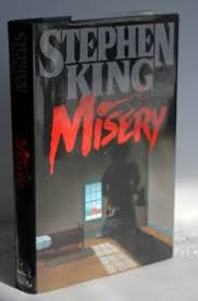 (horror ) paul sheldon, a writer of historical romances, is in a car accident; Misery By Stephen King Hardcover Viking First Edition First Printing 06 08 1987 Stated First 1987