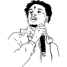 This '21 savage coloring pages outline' is for individual and noncommercial use only, the copyright belongs to their respective creatures or owners. 21 Savage Coloring Pages Outline Xcolorings Com