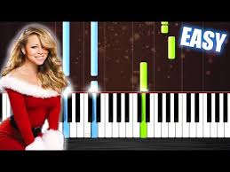 Printable piano music sheets with fingering, reading aids and audio samples. Mariah Carey All I Want For Christmas Is You Easy Piano Tutorial By Plutax Youtube