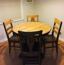 Click for more details $ 850. Antique Tiger Oak Pedestal Dining Table And 4 Chairs Claw Foot 42 Inch Ebay