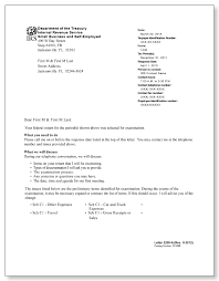 The irs sends notices and letters for the following reasons: Irs Audit Letter 2205 A Sample 6
