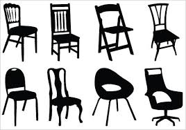 Black And White Office Desk Clip Art Silhouette Chair Clipart