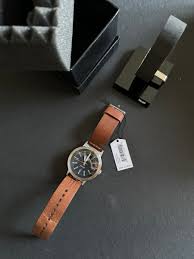 Vestal Mens Retro Focus Watch 10 ATM 100 Meters Japan Movmnt Brown Leather  NEW | eBay