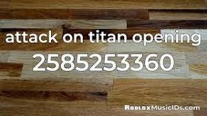 In the game there are many roblox anime id codes that you can use to play your favorite song in background while playing roblox.here in this article we are going to see a few of the music id's … Top 20 Attack On Titan Roblox Music Codes Ids Working 2021 Youtube