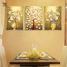 Your dining room is where so many important moments in life occur, so make sure you have a beautiful setting for them with these dining room paintings from overstockart. Dining Room Flowers Posters And Prints Classic Wall Art Canvas Painting Of Living Room Wall Pictures For Bedroom Home Decoration Painting Calligraphy Aliexpress