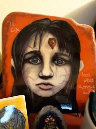 Rockin Robin" Digital art using intricate modeling with color effects to  create. USA.