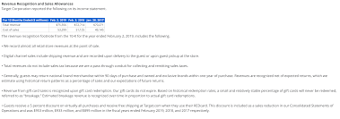 Only 1 discounted transaction per guest. Revenue Recognition And Sales Allowances Target Chegg Com