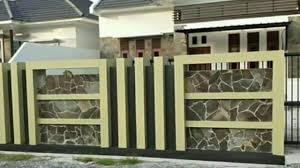 50 bentuk model pagar rumah minimalis paling keren. Model Model Pagar Depan Modern Keren Rumah Minimalis Youtube