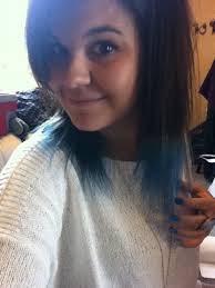 Well, blue hair does not mean anything in particular.in a hurry? Diy Dip Dye Hair 3 Laurie Caumette