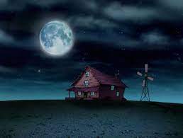 This Background From Courage The Cowardly Dog Works Well Because Of How Mostly Empty It Is The Amount Anime Backgrounds Wallpapers Digital Painting Background