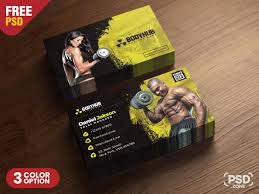 See more ideas about business cards, fitness business card, fitness trainer. Gym Fitness Trainer Business Card Psd Uxfree Com